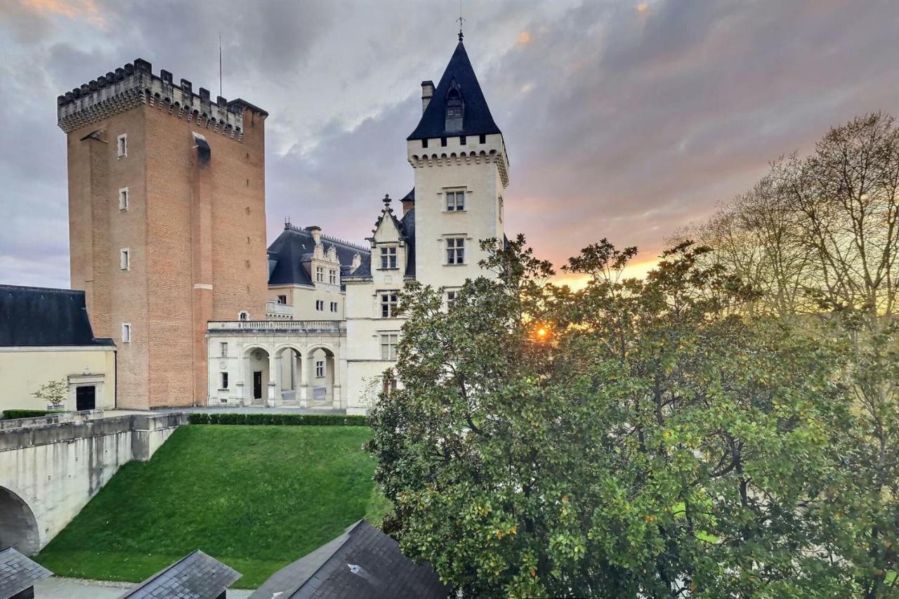Vue Magique Sur Le Chateau Dans Un Quartier Populaire Pau Zewnętrze zdjęcie